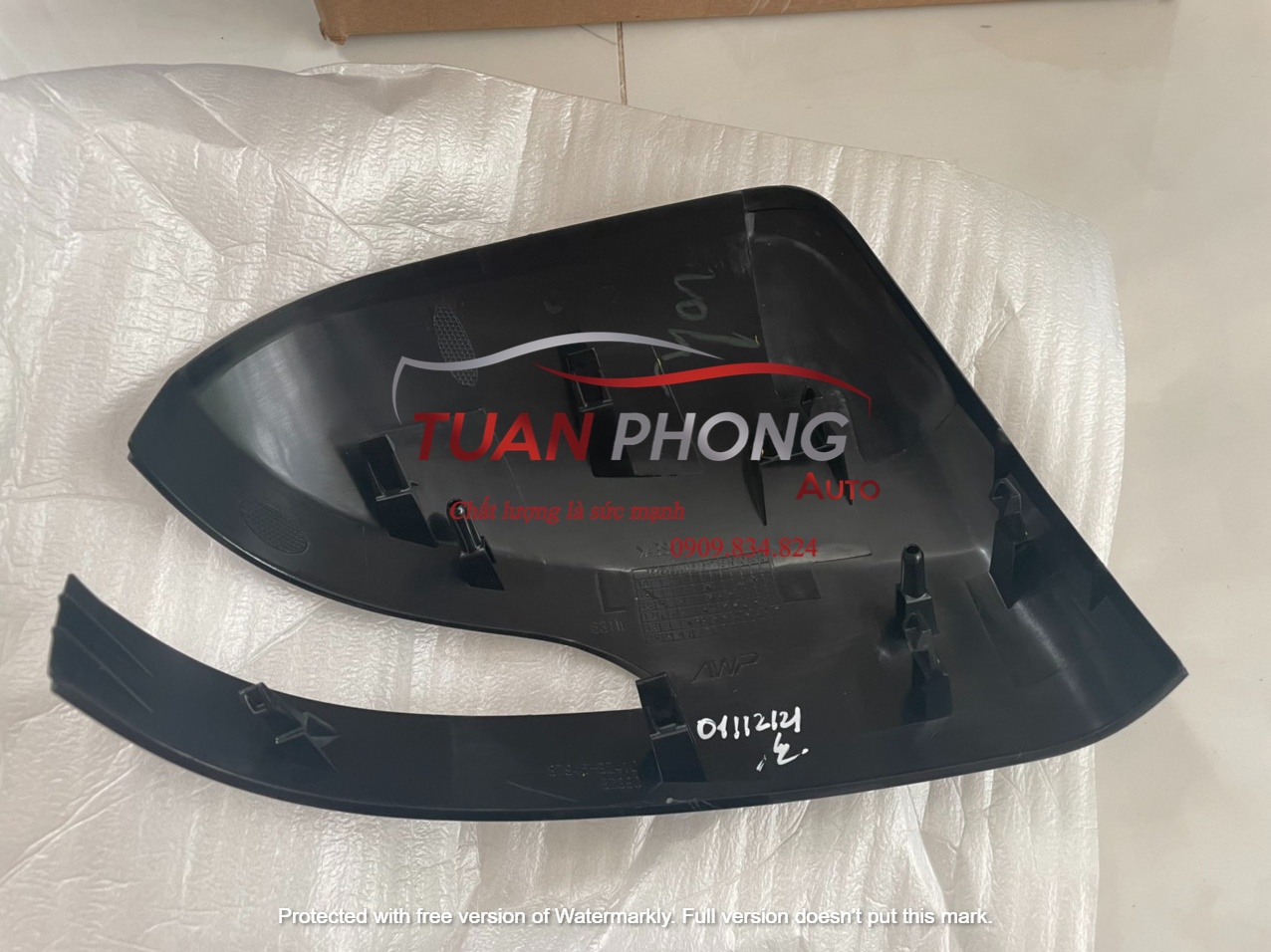 Ốp Gương Chiếu Hậu Trái TOYOTA WIGO 2017 2018 2019 Chính Hãng  87945-bz410-0